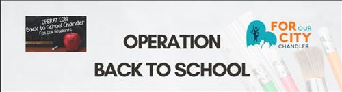 Operation Back to School 